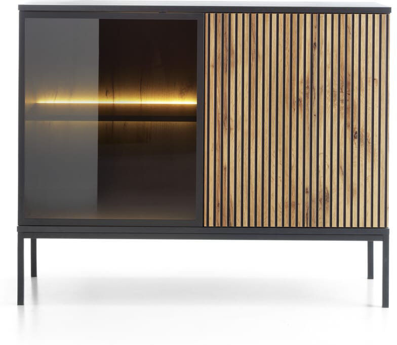 Metro Dellon 104cm Sideboard Black 83cm H X 104cm W X 39cm D