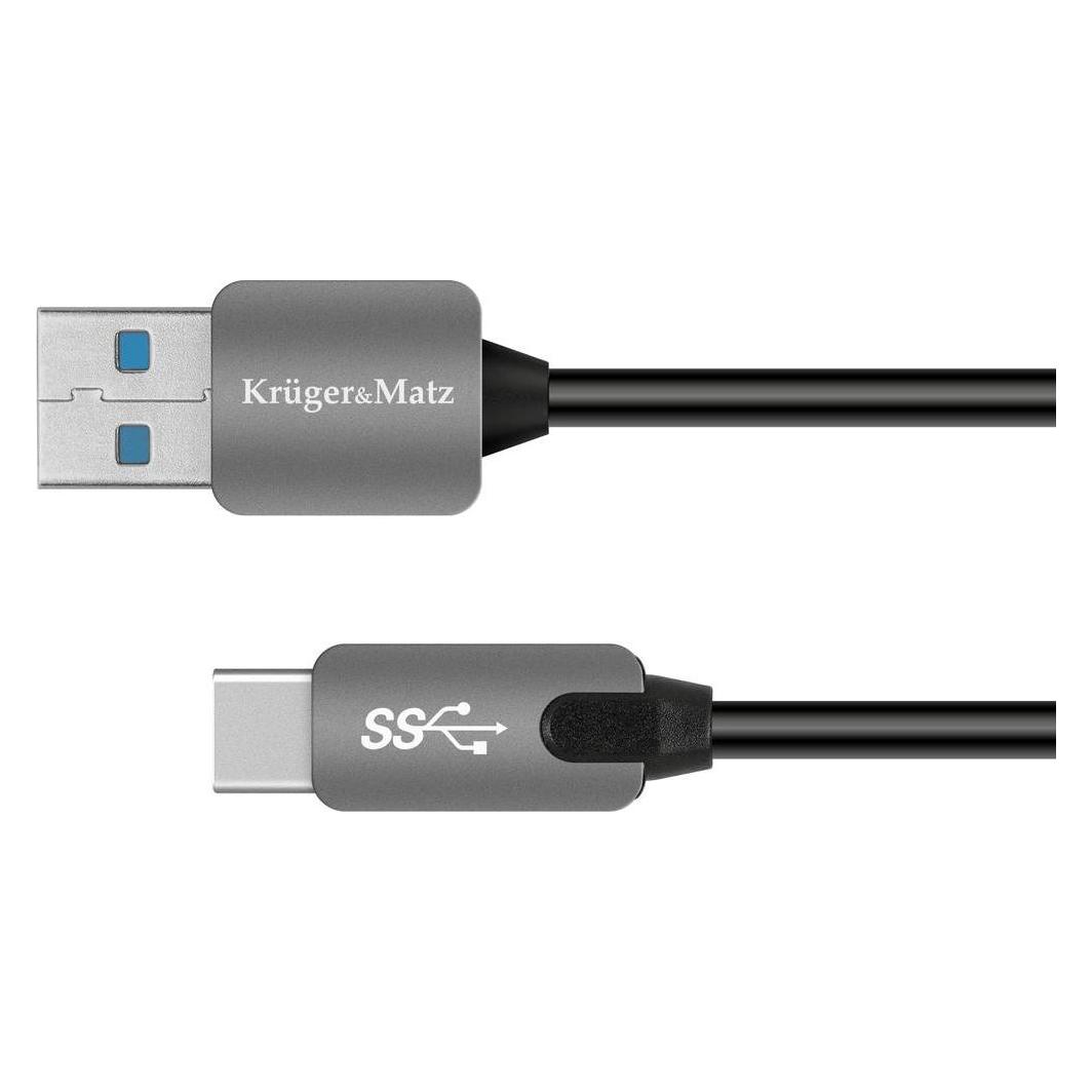 Krüger&Matz USB 3.0 - USB-C kabelis 1m (1 m, USB 3.2 Gen 1) (21109684)