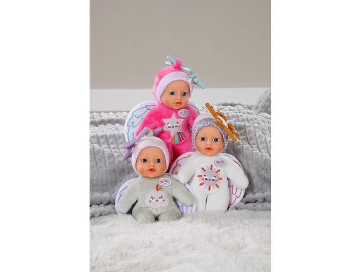 BABY born Angel pour bébés (assortiment de 3 couleurs) 18cm