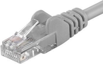PremiumCord Patchkabel UTP RJ45-RJ45 CAT5e, 10 meter, grijs