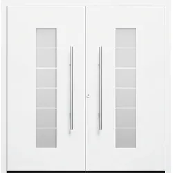 Hörmann Aluminium Haustür TopComfort Portal Motiv 504, 2-flügelig
