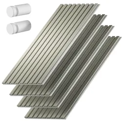 Vicco, Wandpaneele, Akustikpaneel Sonoa, Salbeigrün/Weiss, 4er Set (40 x 120 cm)