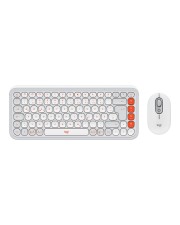 Logitech POP ICON COMBO OFF WHITE DEU CENTRAL-419 Tastatur (920-013107)
