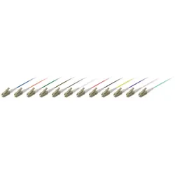 Equip LC/PC-Glasfaser-Pigtail 12-farbiger Satz, OM3, 2.0m