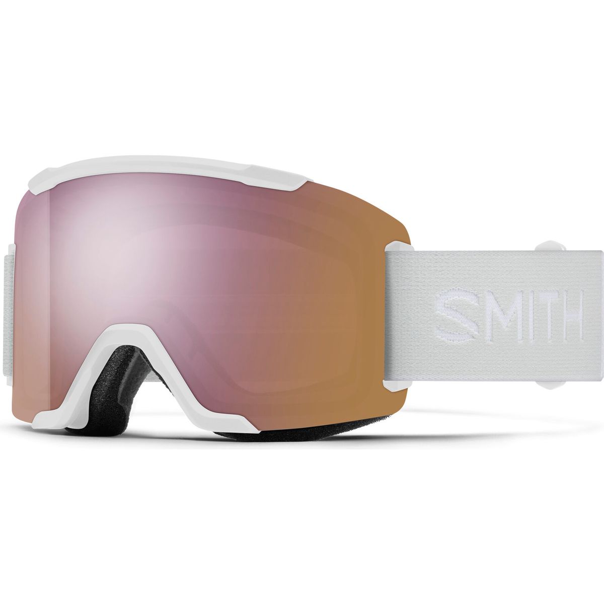 Smith Squad2 2Cp white vapor chromapop everyday rose gold mirror M007880OZ99M5