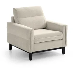 SESSEL Belweder, 94 cm, Beige, Bouclé-Stoff