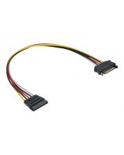 InLine Netzteil SATA-Stromstecker W bis M 30 cm (29651A)