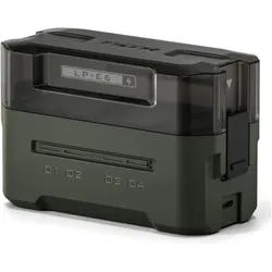 Tilta Portable Charging Station for LP-E6 (Kamera Akku Ladegerät), Kamera Stromversorgung, Grün