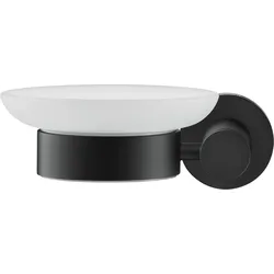 Duravit D-Code Seifenschale, wandhängend, links, 0099174600, Farbe: Schwarz Matt