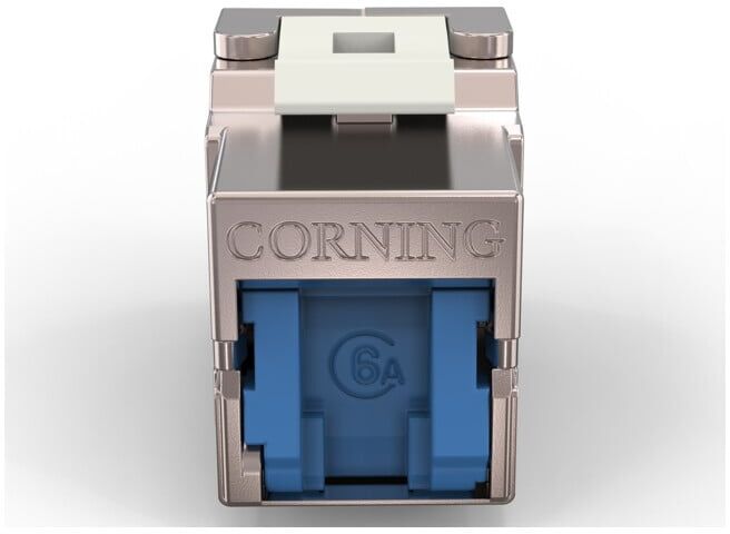 corning RJ45 Keystone Cat. 6A KAXBSM-00104-C001-BP BP24 (KAXBSM-00104-C001-BP)