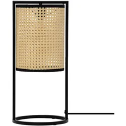 Nova Luce 9001118 ERTO Tischleuchte Natur/Schwarz