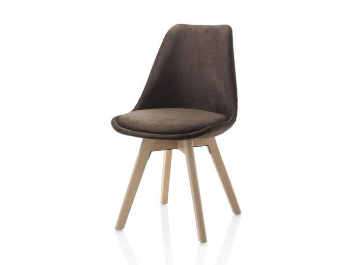 Set de 4 Chaises LAYLA marron