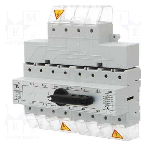 Spamel Netz-Generatorschalter 160A 3P+N nicht trennbarer N-Pol (PRZK-3160NW02) (PRZK-3160NW02)