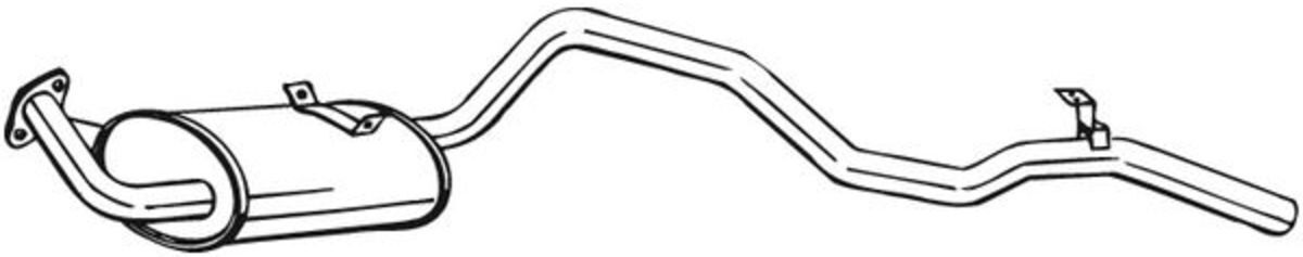 Endschalldämpfer BOSAL 286-013