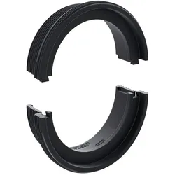 Conta-Clip, Leitungsführung Zubehör, KDS-RGA M50 BK Gewinde- und Verriegelungsadapter Plattenstärke (max.) 7mm Polyamid 6.6 S