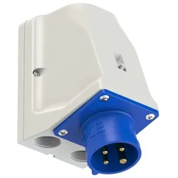PCE 9514-9 CEE-Wandgerätestecker 16A 4p 9h IP44 95149