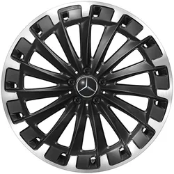 Mercedes-AMG Vielspeichen-Rad 22 Zoll Leichtmetallfelge EQS SUV X296 schwarz Fel