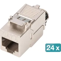 DIGI DN-93816-24 - Keystone Modul, Cat.8.1, geschirmt, 24 Stück