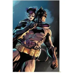 Sideshow, Bilder, DC Comics impression Art Print Batman & Catwoman 61 x 41 cm - non encadrée (41 x 61 cm)
