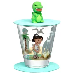 Leonardo Wasserglas Dino 3tlg. Glas Bunt S (Small)