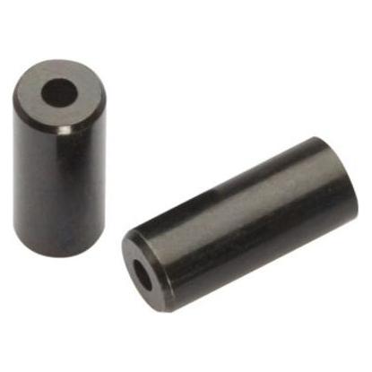 Jagwire BOT115-4H End caps Open, 4mm Shift, brass, black (50pcs) (JA7209)