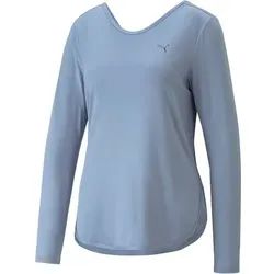PUMA Damen Hemd STUDIO YOGINI LITE LONG S, Größe XS in Schwarz Schwarz