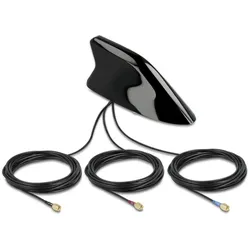 DELOCK Shark Fin Antenne mit LTE + WLAN + GNSS Multiband