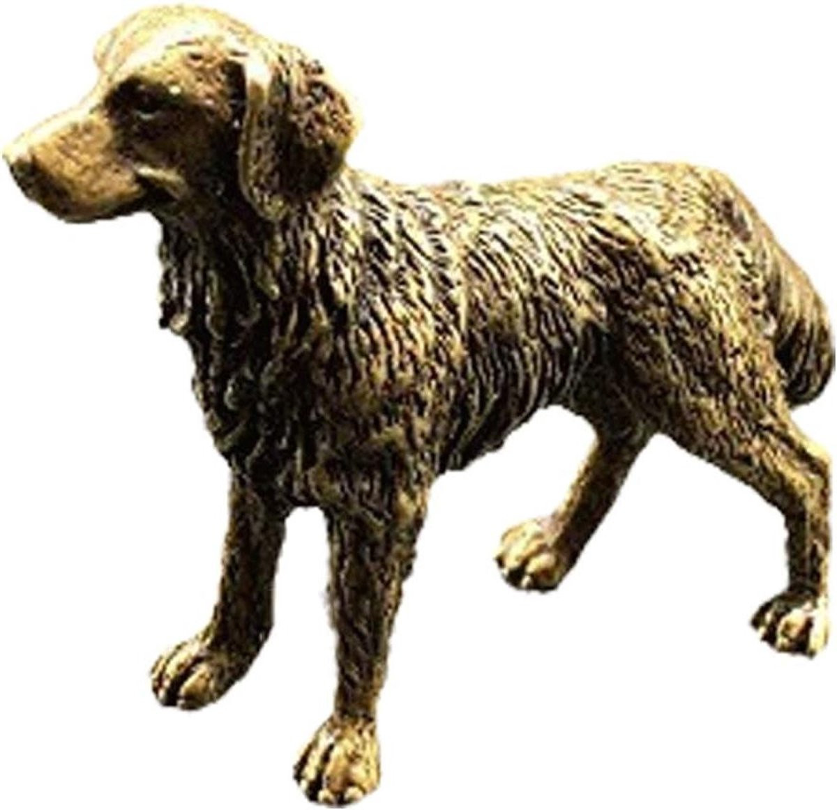 Decoratief Hars Hond Beeld in Amerikaanse Stijl - Bruin