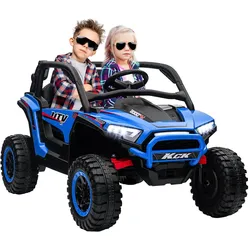 AIYAPLAY Elektro Kinderauto, Geländewagen mit 2,4G Fernbedienung, 5-7 km/h für 3-8 Jahre