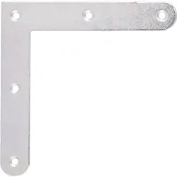 GAH Alberts Eckwinkel L.120 x 120 mm B.20 mm Stahl  galvanisiert gelb verzinkt - 339739