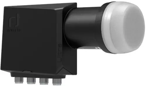 Inverto IDLT-QTL412-ULTRA-OPN Quattro-LNB Teilnehmer-Anzahl: 4 Feedaufnahme: 40mm Schwarz