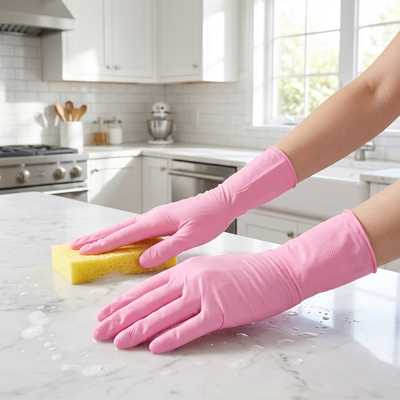 Premium Pink Disposable Food & Cooking Protection Gloves Premium Pink Disposable Food & Cooking Protection Gloves
