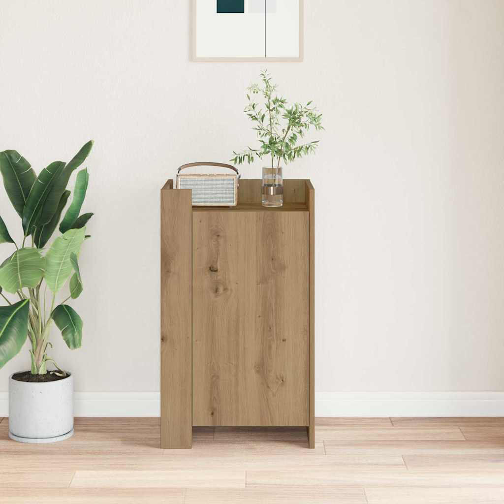 Lily Manor 45 cm W Sideboard Artisan Oak 75cm H X 45cm W X 35cm D