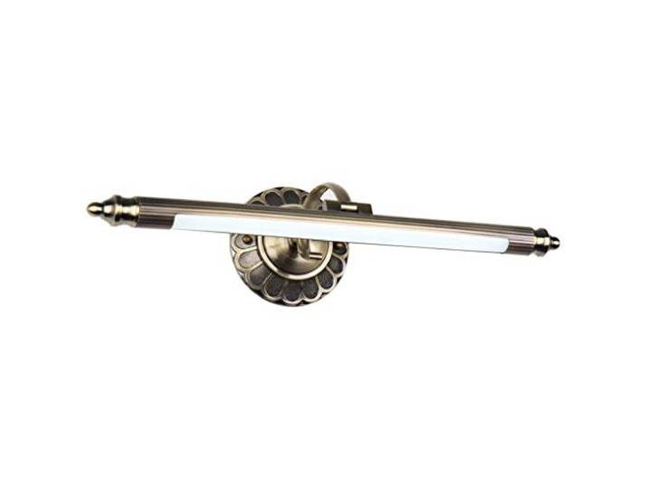 LANMOU LED Spiegellampe Bad, Retro Spiegelleuchte Badezimmer Wandleuchte Einstellbar Metall Schminklicht Antik Vintage Spiegelschrank Schminktisch Spiegellicht Warmweiß Licht 71cm