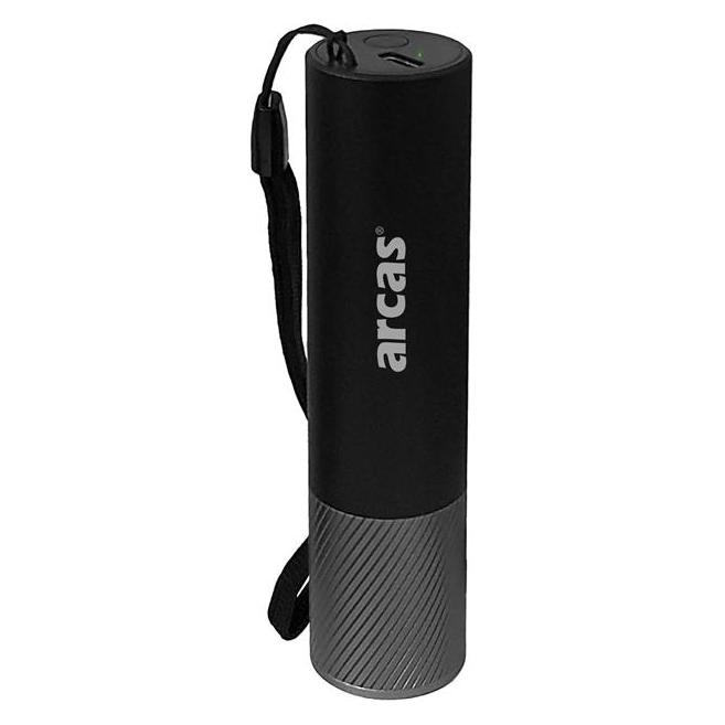 Arcas Taschenlampe LED Rech. 3w+Powerbank (13.10 cm, 300 lm) (ARC luk 5696)