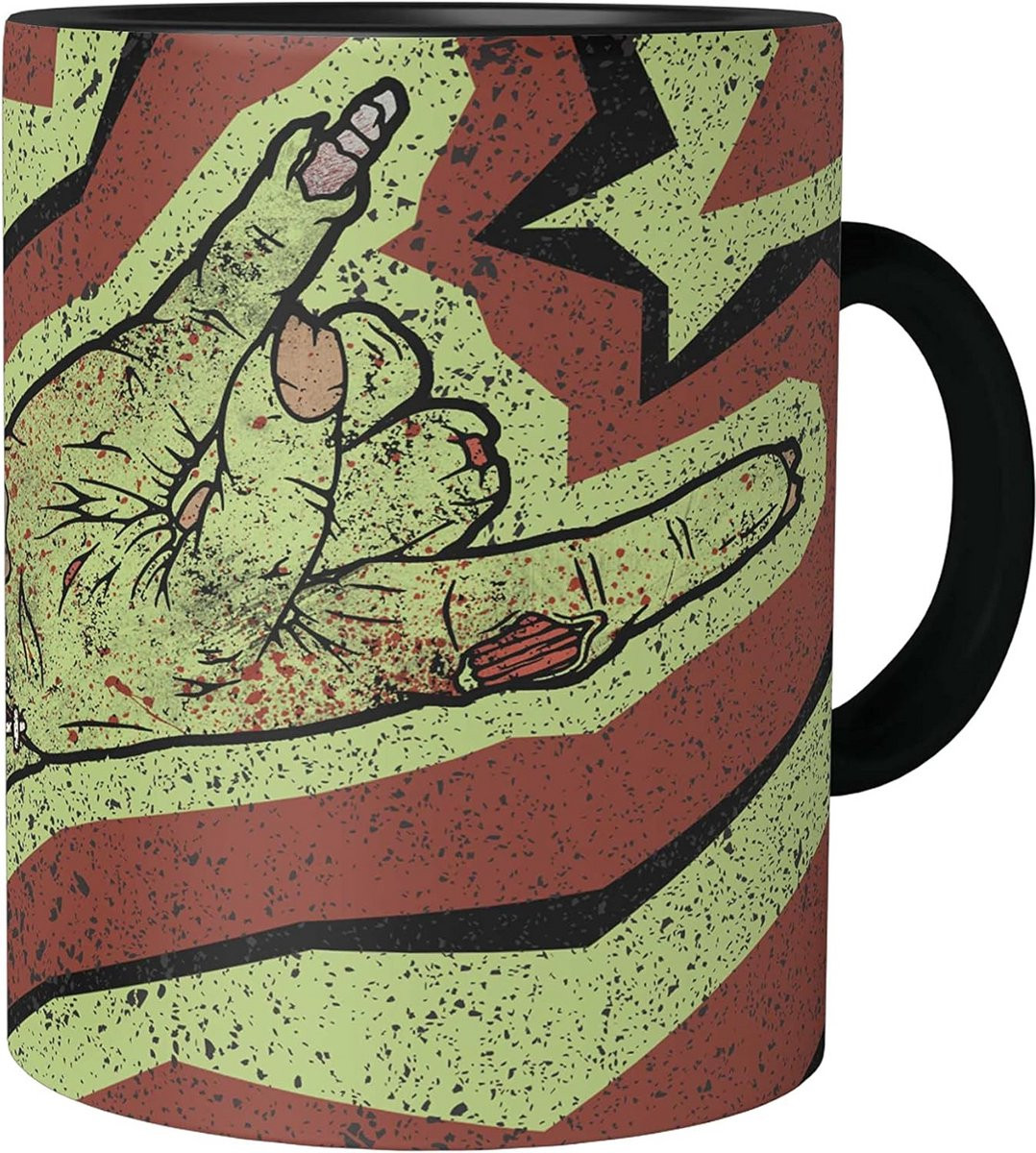 Urban Backwoods Zombie Metal Fist Decoratief Kussen