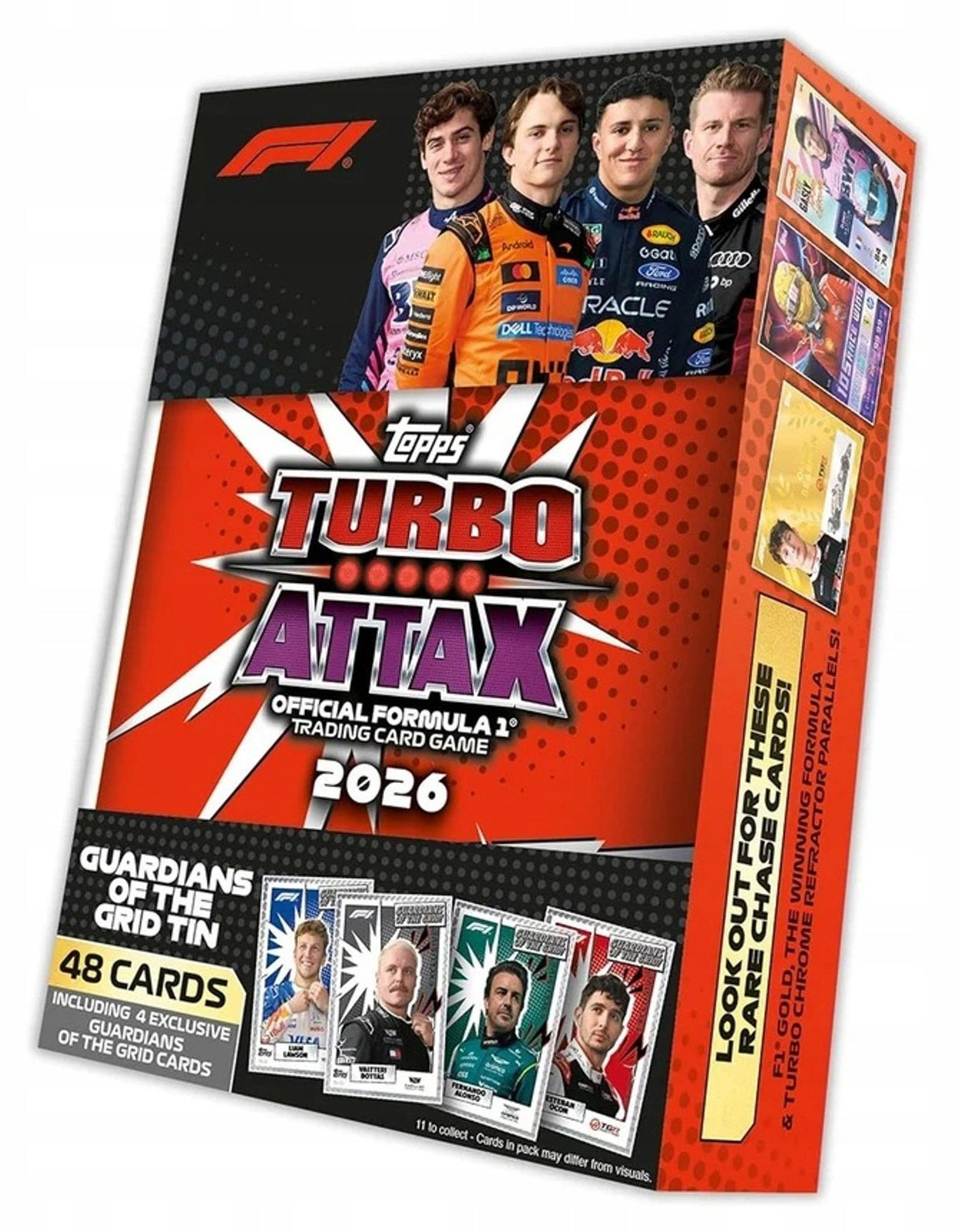 Hasbro Topps Turbo Attax Formule 1 2026 Mega Tin F1 kaartenset