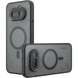 Techsuit - PureFrost MagSafe - Nothing Phone (4a) - Frosted Black (Nothing Phone (4a)), Smartphone Hülle, Schwarz