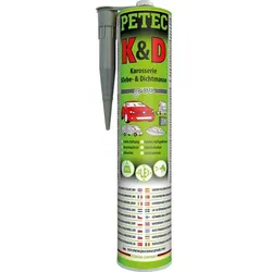 K+D Karosserie Kleb- Dichtmasse, grau, 310ml - grau