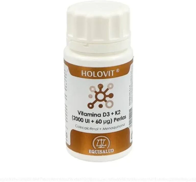 Equisalud Holovit Vitamina D3 2000Ui + K2 60Mg 50 Pérolas