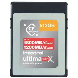 INTEGRAL CFexpress Card Type B 2.0 Cinematic 512GB 1200/1800MB/s