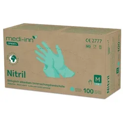 BodyProducts Medi-Inn GREEN Nitrilhandschuhe - biologisch abbaubar - 1000 Handschuhe - Gr. M
