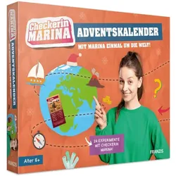 Franzis 67259 - Checkerin Marina Adventskalender: Mit Marina einmal um die Welt