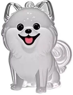 Inspired Living Pet Fur Keepsake Keychain For Dog Lovers Cute Hair Storage Bag Charm dog13