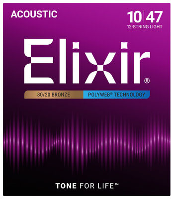 Elixir Polyweb Light 12 Str. Acoustic