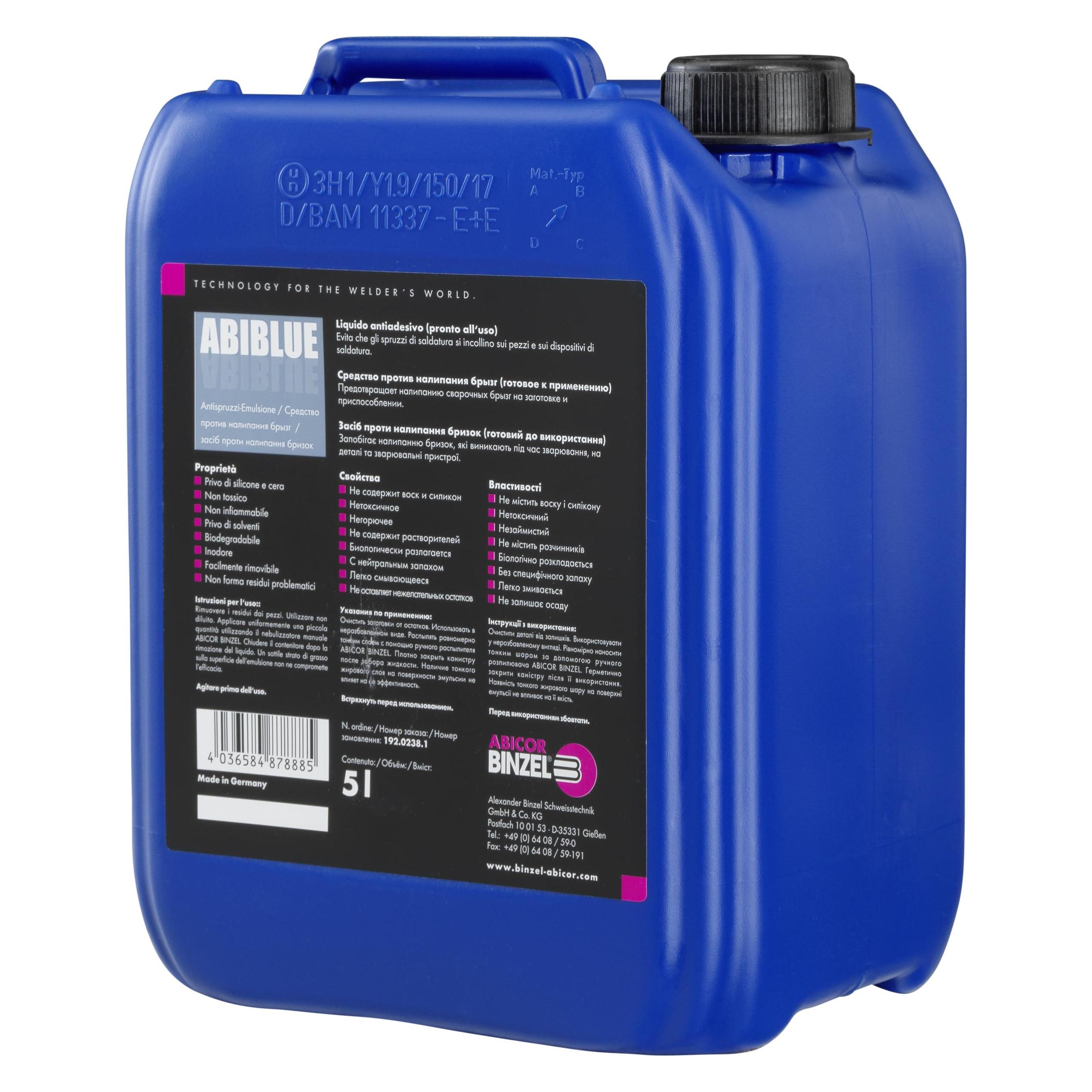 Elmag Anti-Spritzer-Trennmittel ABIBLUE 5 lt. Emulsion (56400)