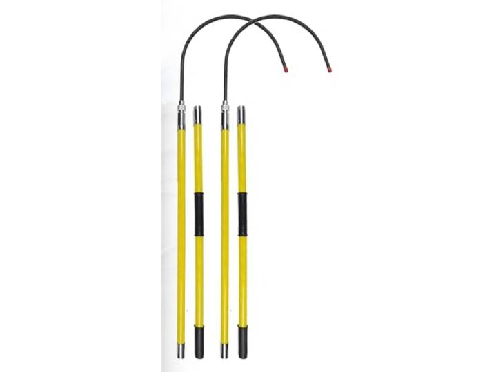 Isolierter Haken for Hochspannungs-Elektroarbeiten, 3 bis 10 Fuß, leichter Anti-Stromschlag-Stab(9.8ftx220kvx2pack)