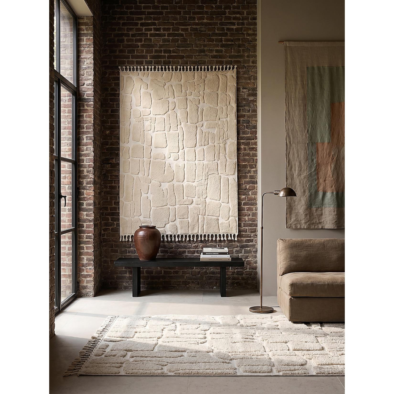 Hochflorteppich Creme 200 x 300 cm - MARA Kadima Design