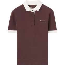 Macade Polo Aura Relaxed Tour Style, weinrot