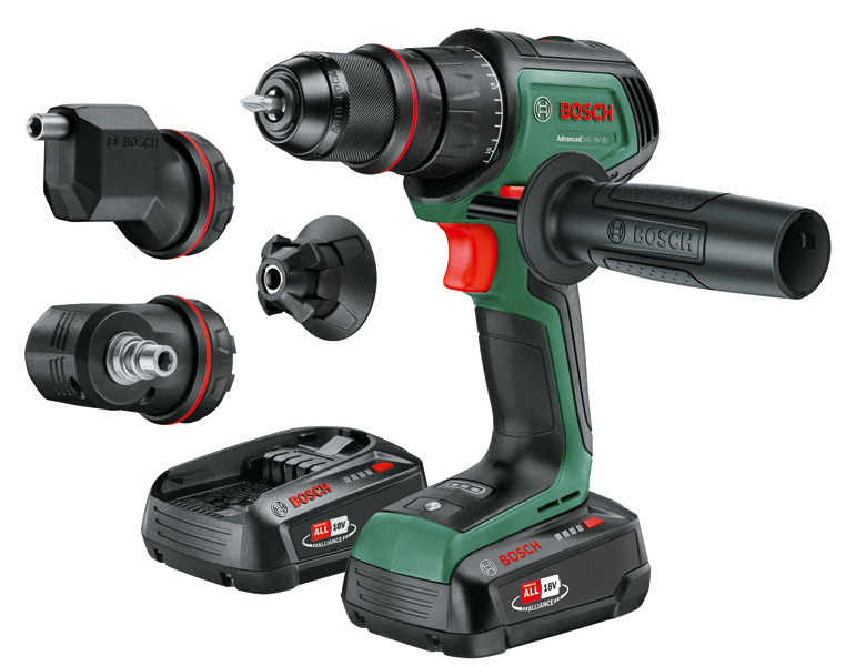 Bosch Akku-Bohrschrauber AdvancedDrill 18V-80 QuickSnap, 2x Akku PBA 18V 2.5Ah 06039E2004